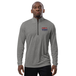 USA FlingGolf Adidas Quarter Zip Pullover (Grey)