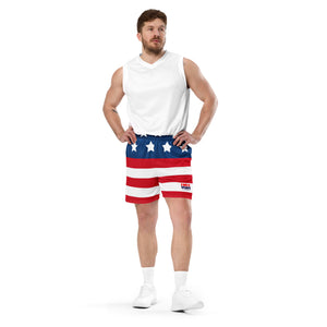 USA FlingGolf Unisex Mesh Shorts (Flag)