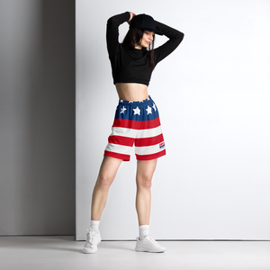 USA FlingGolf Unisex Mesh Shorts (Flag)