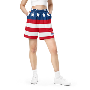 USA FlingGolf Unisex Mesh Shorts (Flag)