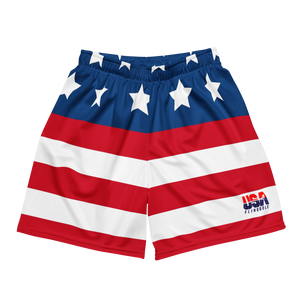 USA FlingGolf Unisex Mesh Shorts (Flag)