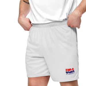 USA FlingGolf Unisex Mesh Shorts (Grey)
