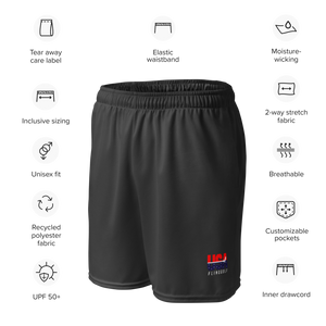 USA FlingGolf Unisex Mesh Shorts (Charcoal)