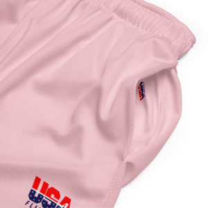 USA FlingGolf Unisex Mesh Shorts (Pink)