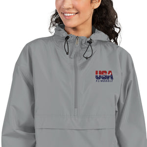 USA FlingGolf Embroidered Champion Packable Jacket (Light)