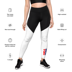 USA FlingGolf Sports Leggings