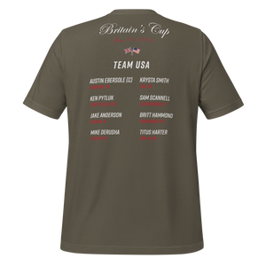 2024 Britain's Cup TEAM USA Commemorative Unisex t-shirt (Dark)