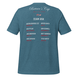 2024 Britain's Cup TEAM USA Commemorative Unisex t-shirt (Dark)