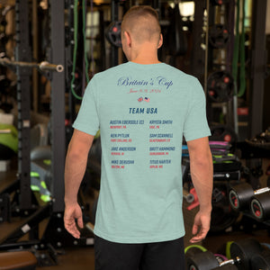 2024 Britain's Cup TEAM USA Commemorative Unisex t-shirt (Light)