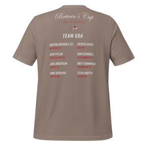 2024 Britain's Cup TEAM USA Commemorative Unisex t-shirt (Dark)