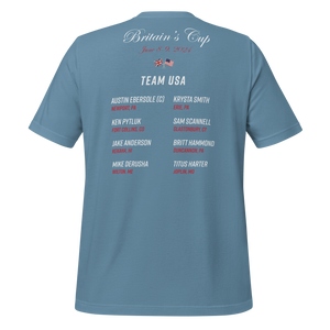 2024 Britain's Cup TEAM USA Commemorative Unisex t-shirt (Dark)
