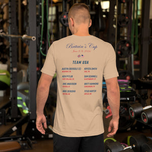 2024 Britain's Cup TEAM USA Commemorative Unisex t-shirt (Light)