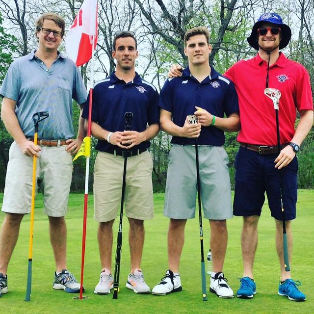 Captain Will Manny brings Major League Lax Players to play FlingGolf between games