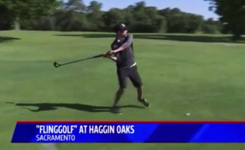 Fox News Sacramento covers FlingGolf roll out at Haggin Oaks GC