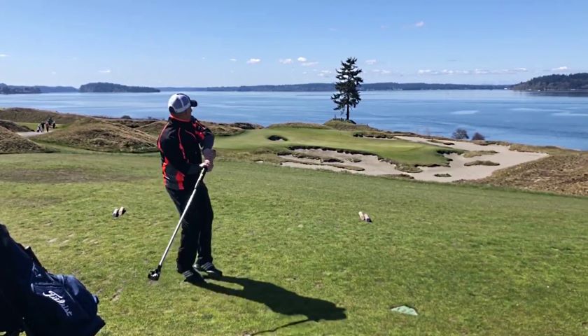Chambers Bay the latest "Major" course to be liberated by FlingGolf Players