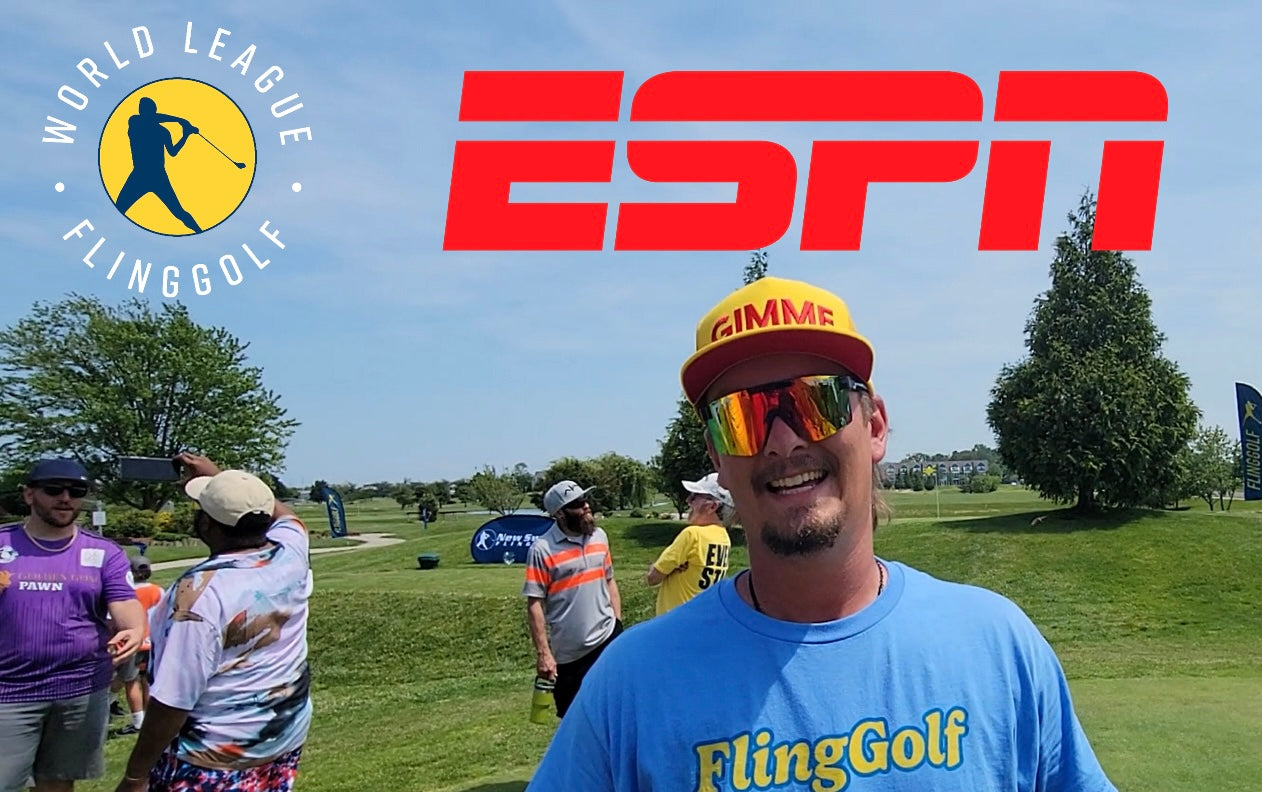 FlingGolf Premiers on ESPN, August 5th, 7th and 8th!