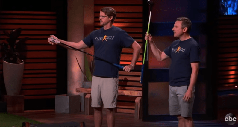 FlingGolf. Shark Tank: A month in.  We don't care. No apologies.