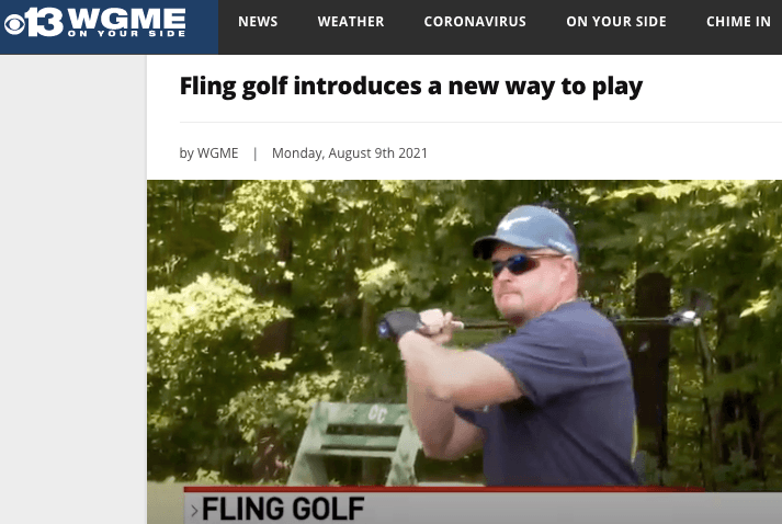 FlingGolf Goes Viral on CBS Affiliates