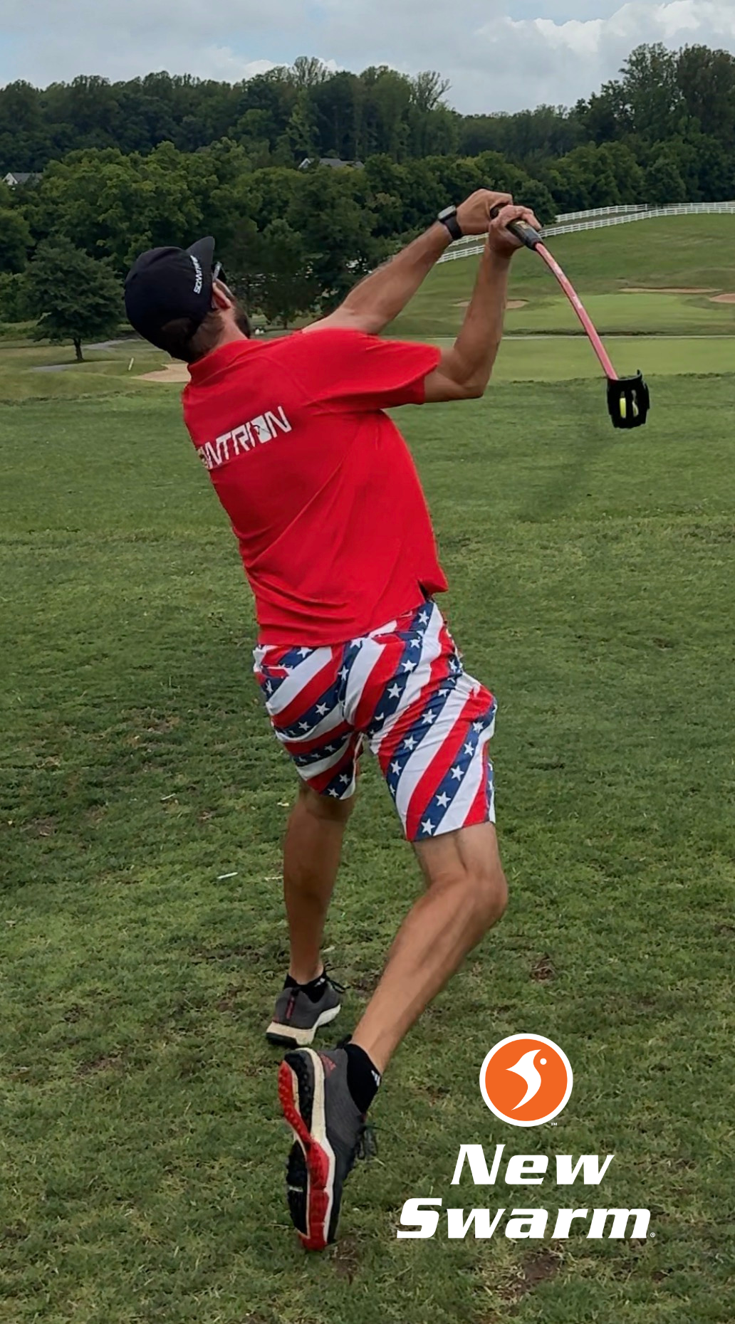 2X Longest FlingShot Champ Sam Scannell and New Swarm unveil his "Scantron Saber" FlingStick