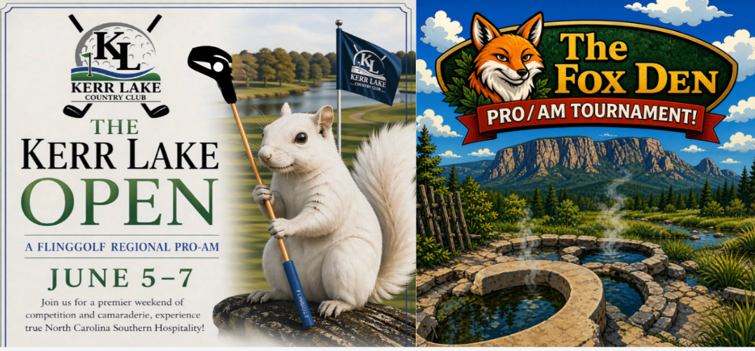This Weekend: 2 Regional FlingGolf Tournaments.  All The Info You Need to Tune In Is Right Here.