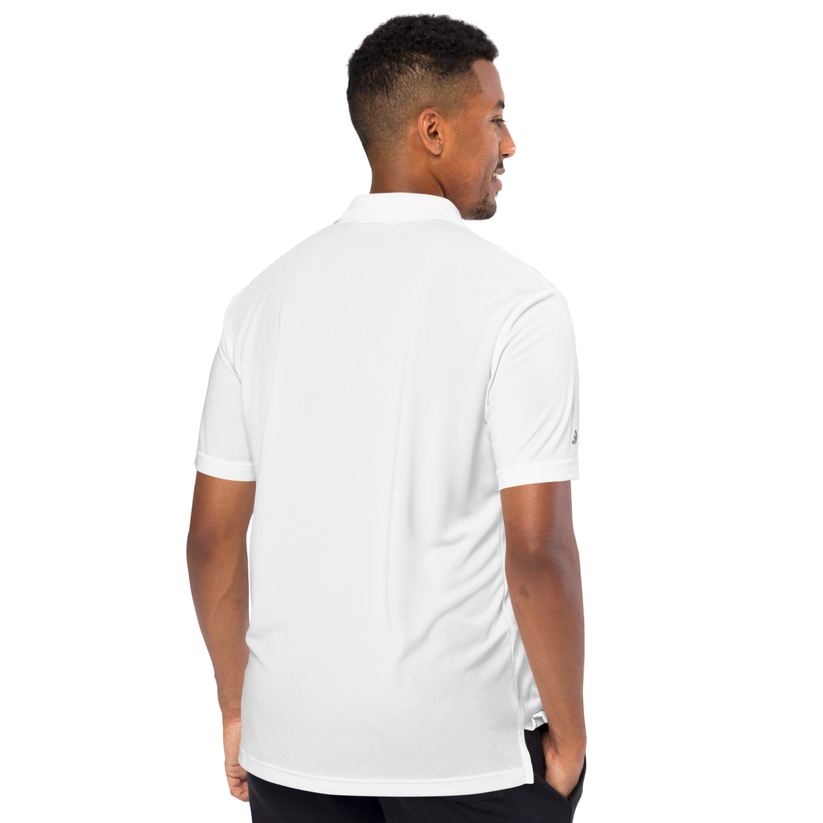 USA FlingGolf Adidas Performance Polo Shirt (White)