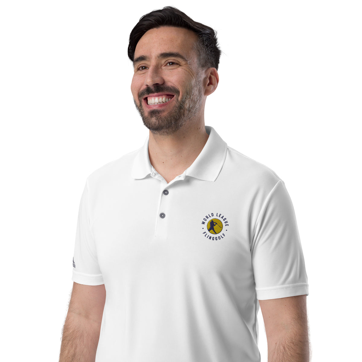adidas WLF Performance Polo Shirt (White)