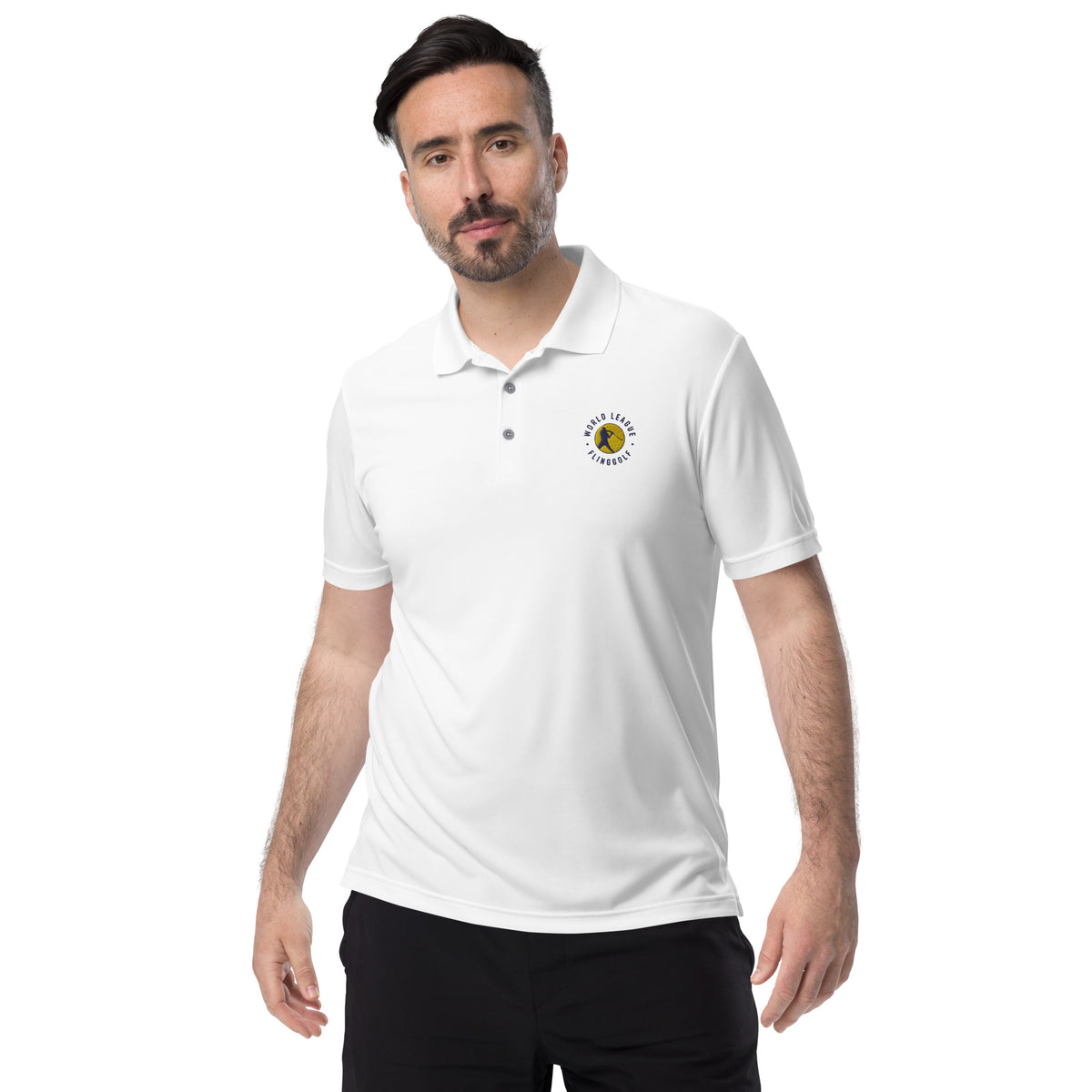 adidas WLF Performance Polo Shirt (White)