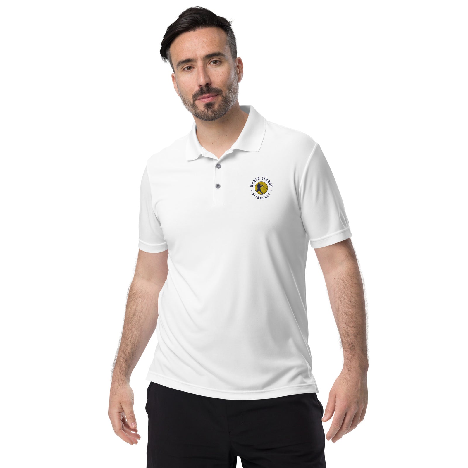 adidas WLF Performance Polo Shirt (White)