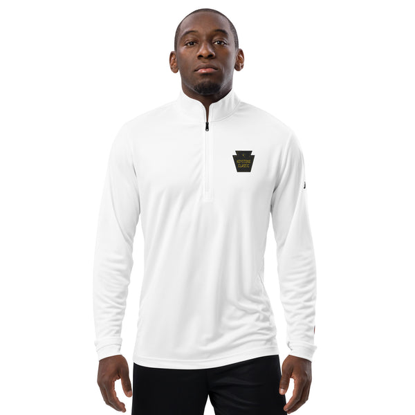Keystone Classic Adidas Quarter Zip Pullover (White) - FlingGolf®