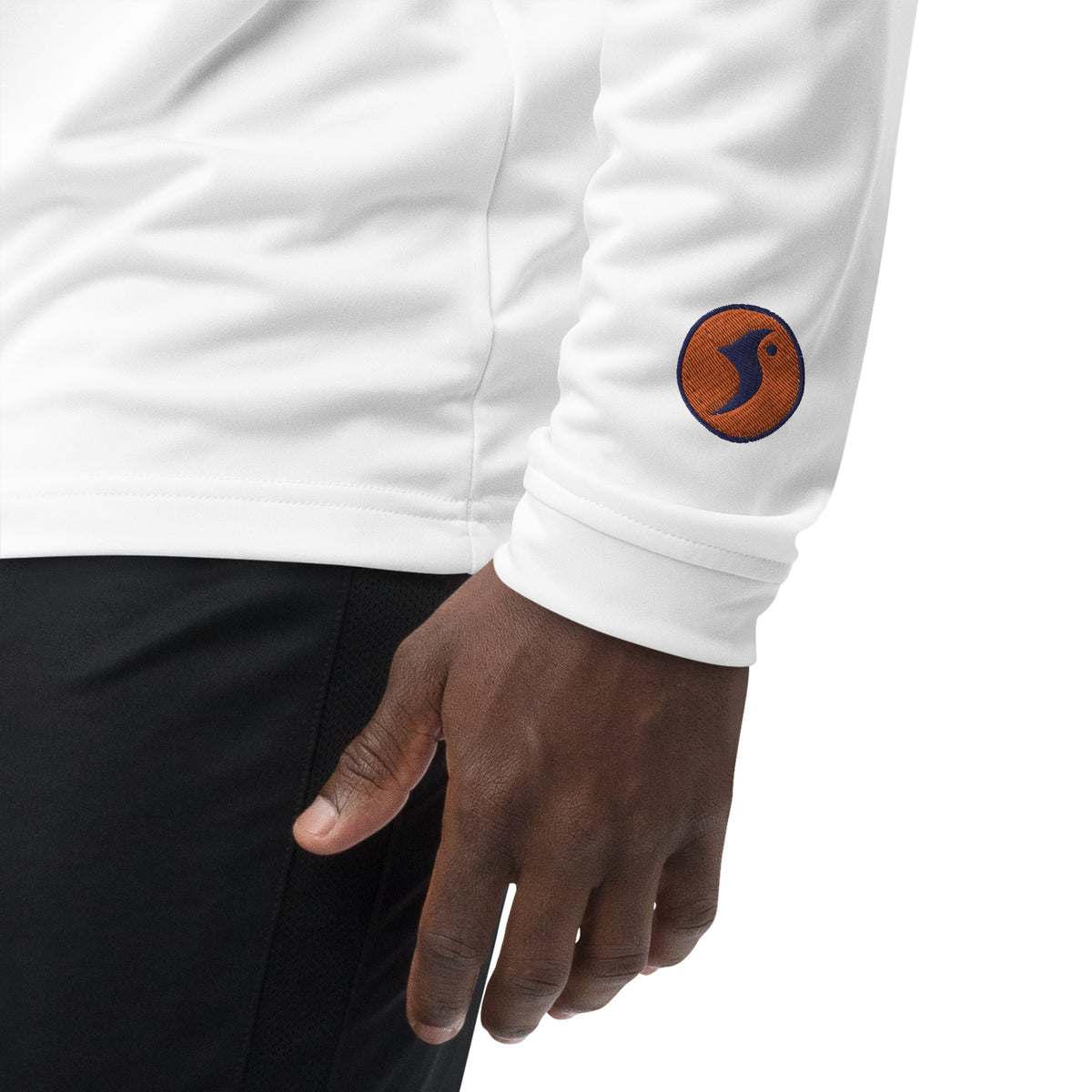 adidas New Swarm Quarter Zip Pullover (White)