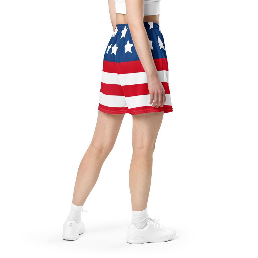 USA FlingGolf Unisex Mesh Shorts (Flag)