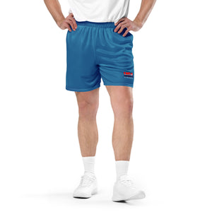 USA FlingGolf Unisex Mesh Shorts (Steel Blue)