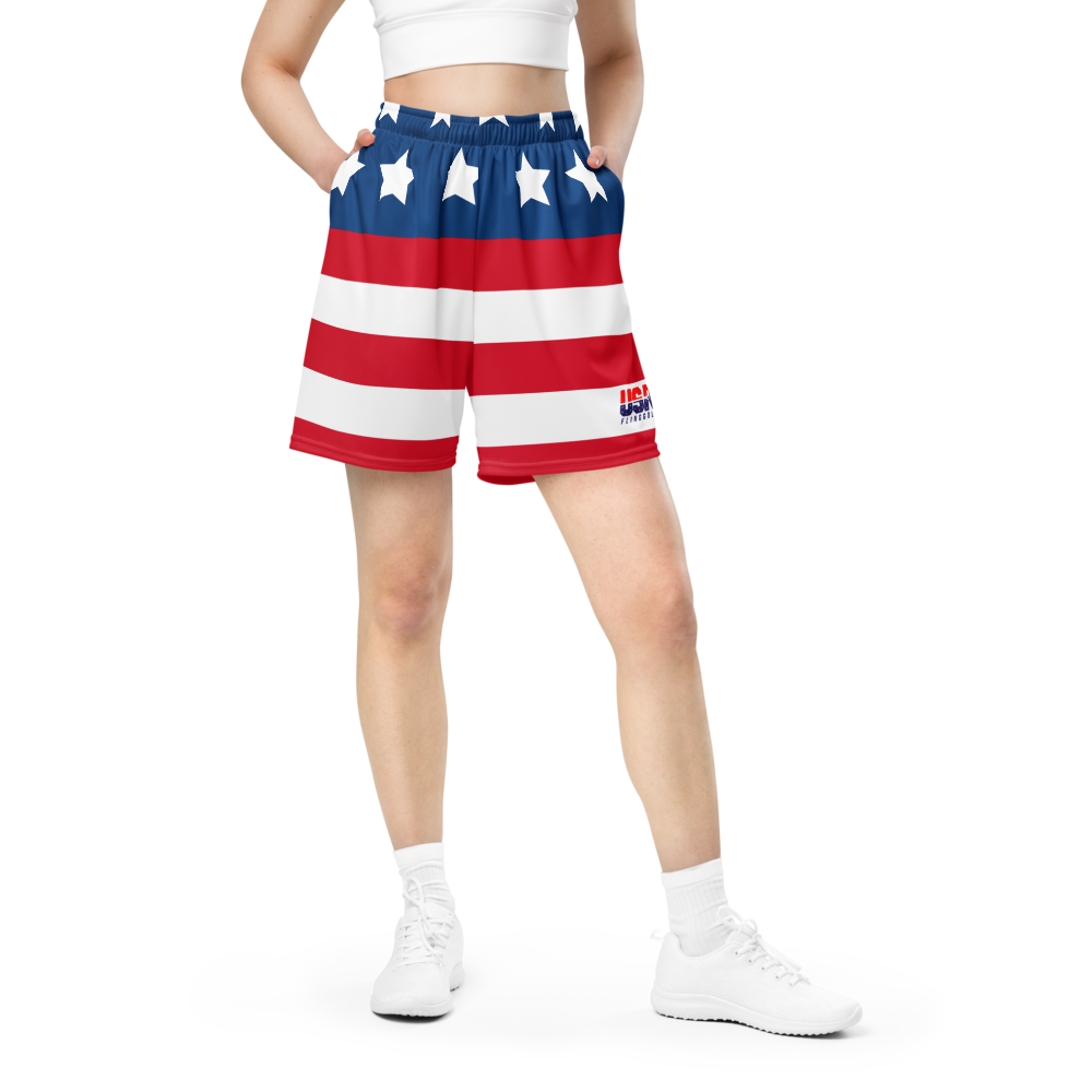 USA FlingGolf Unisex Mesh Shorts (Flag)