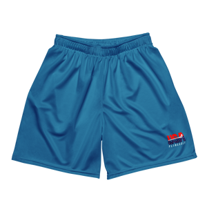 USA FlingGolf Unisex Mesh Shorts (Steel Blue)