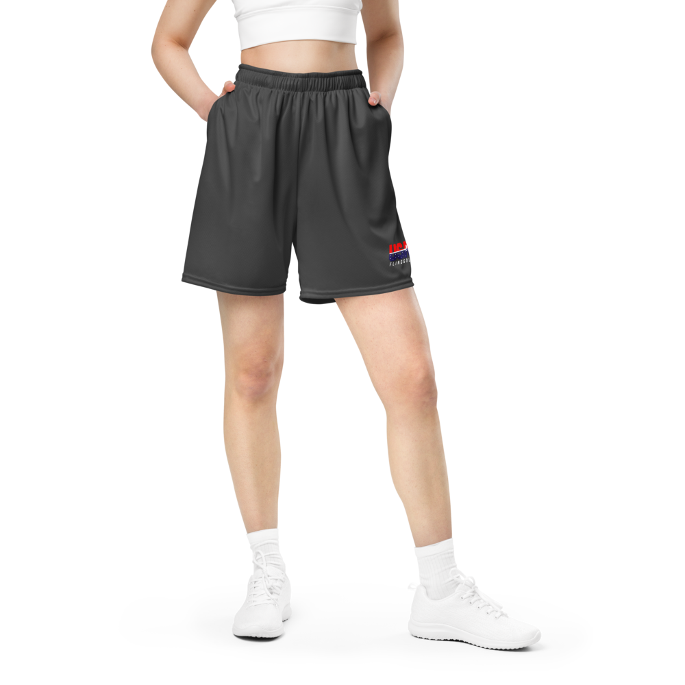 USA FlingGolf Unisex Mesh Shorts (Charcoal)