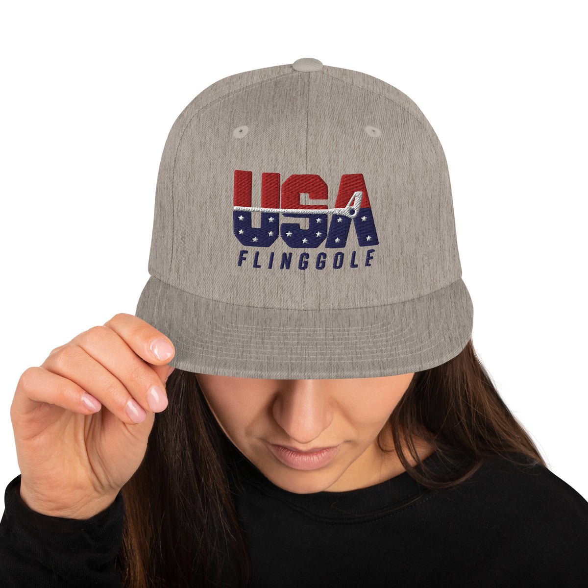 USA FlingGolf Snapback Hat (Light)