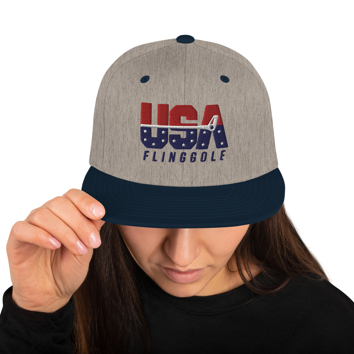 USA FlingGolf Snapback Hat (Light)