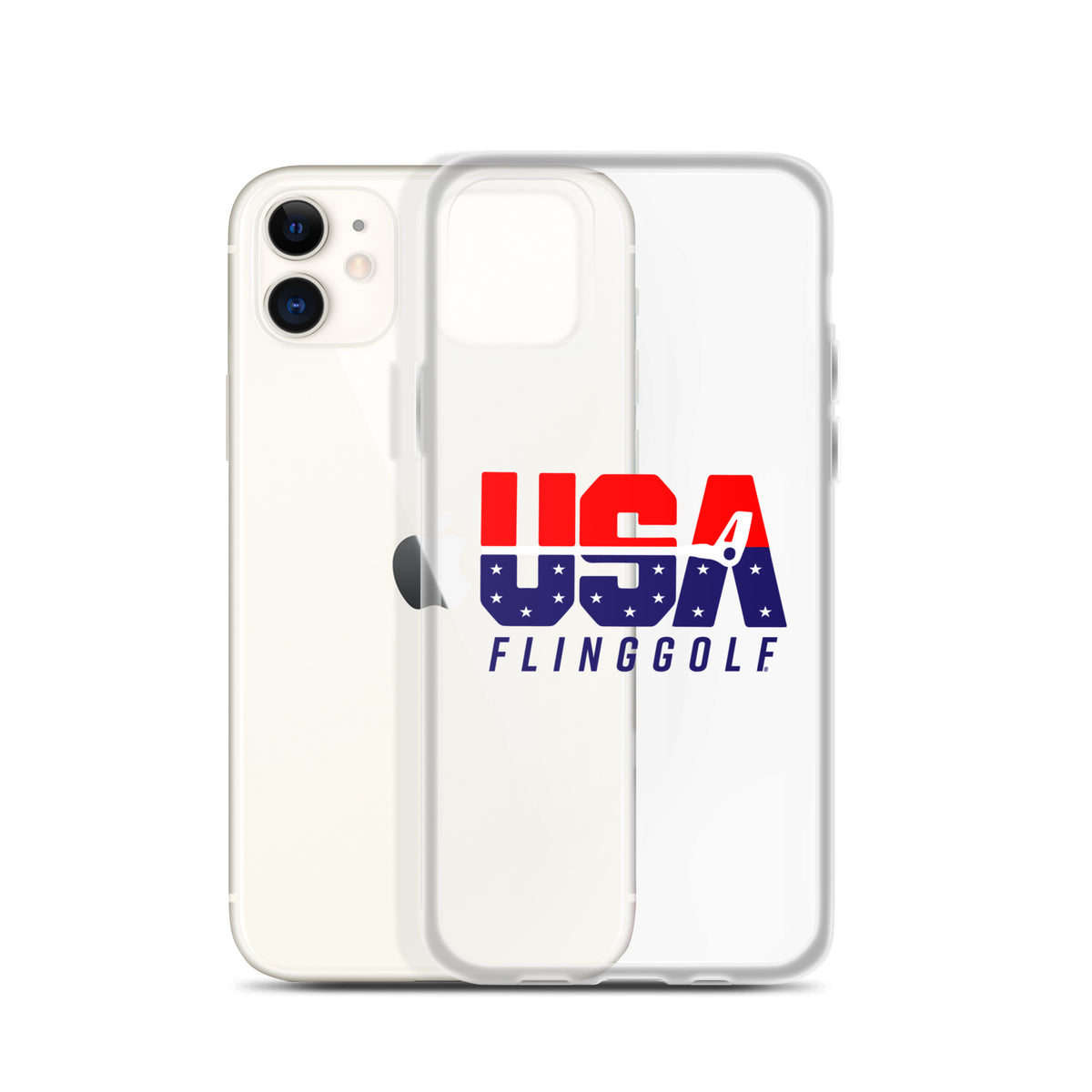 USA FlingGolf Clear Case for iPhone® (Light Phone)
