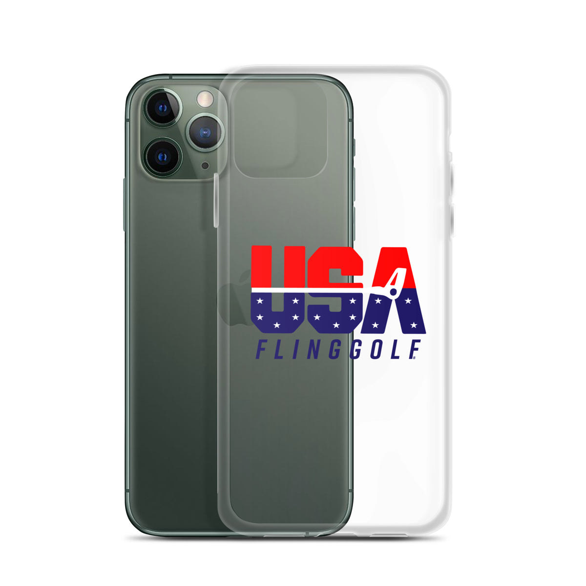 USA FlingGolf Clear Case for iPhone® (Light Phone)
