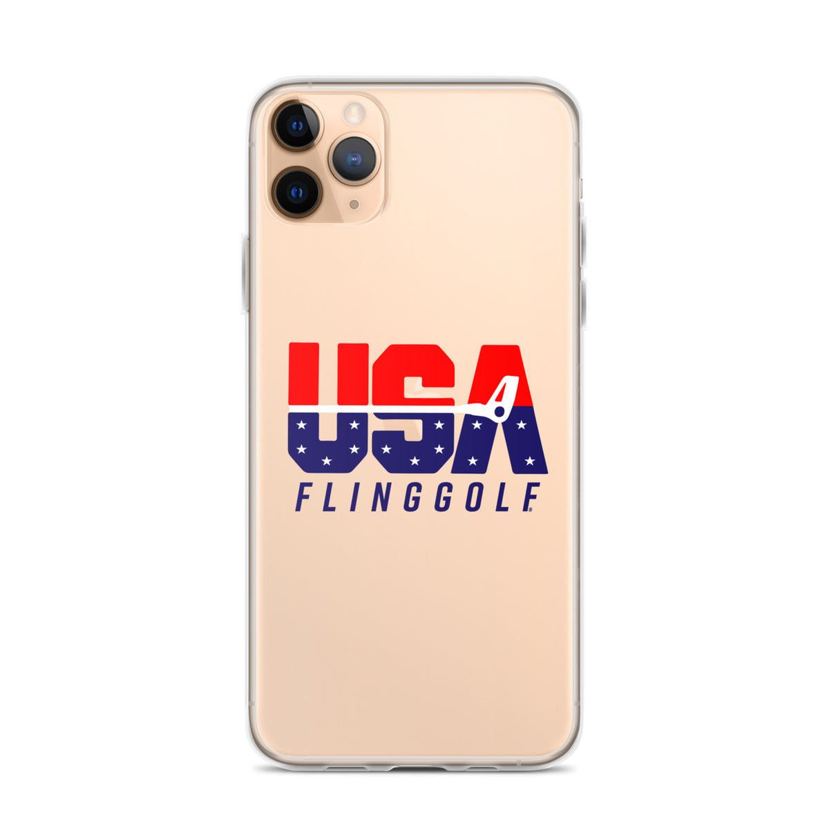 USA FlingGolf Clear Case for iPhone® (Light Phone)