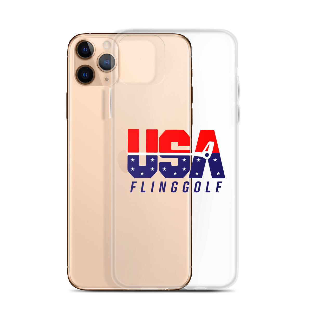 USA FlingGolf Clear Case for iPhone® (Light Phone)