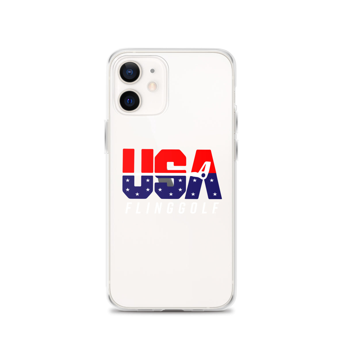 USA FlingGolf Clear Case for iPhone® (Dark Phone)