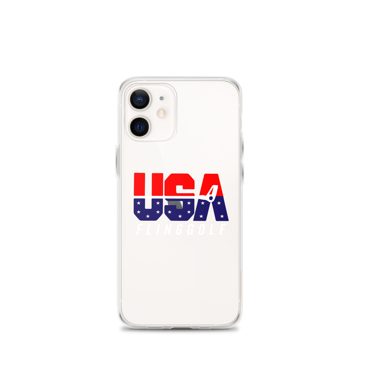 USA FlingGolf Clear Case for iPhone® (Dark Phone)