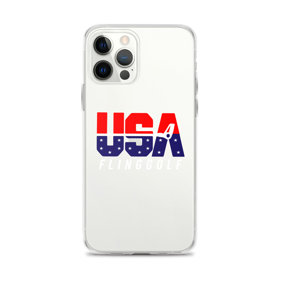 USA FlingGolf Clear Case for iPhone® (Dark Phone)