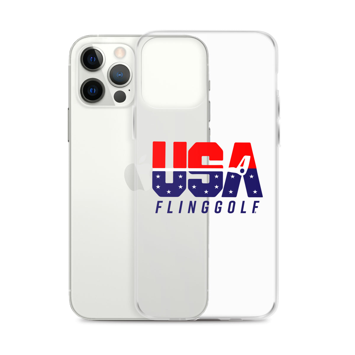 USA FlingGolf Clear Case for iPhone® (Light Phone)