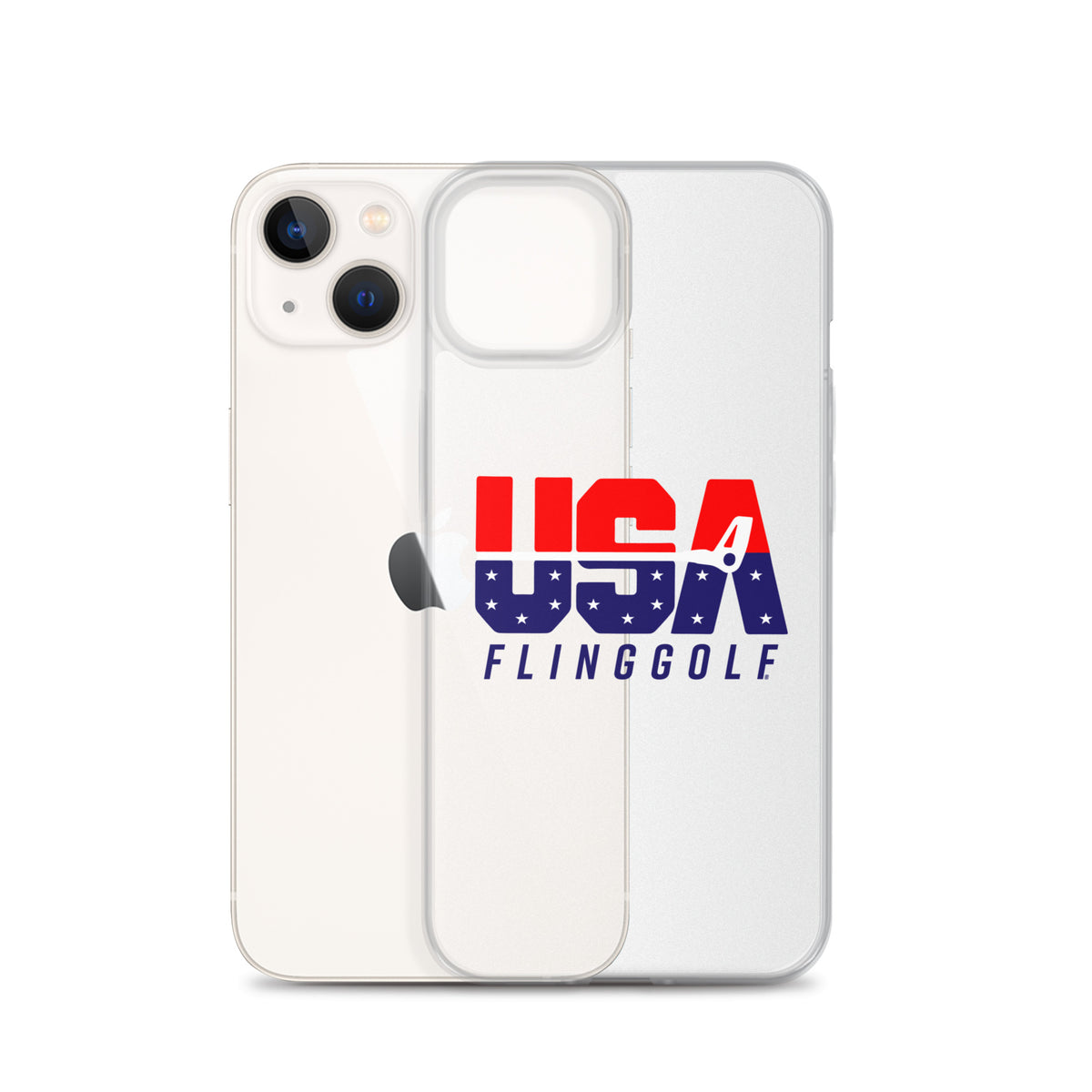 USA FlingGolf Clear Case for iPhone® (Light Phone)