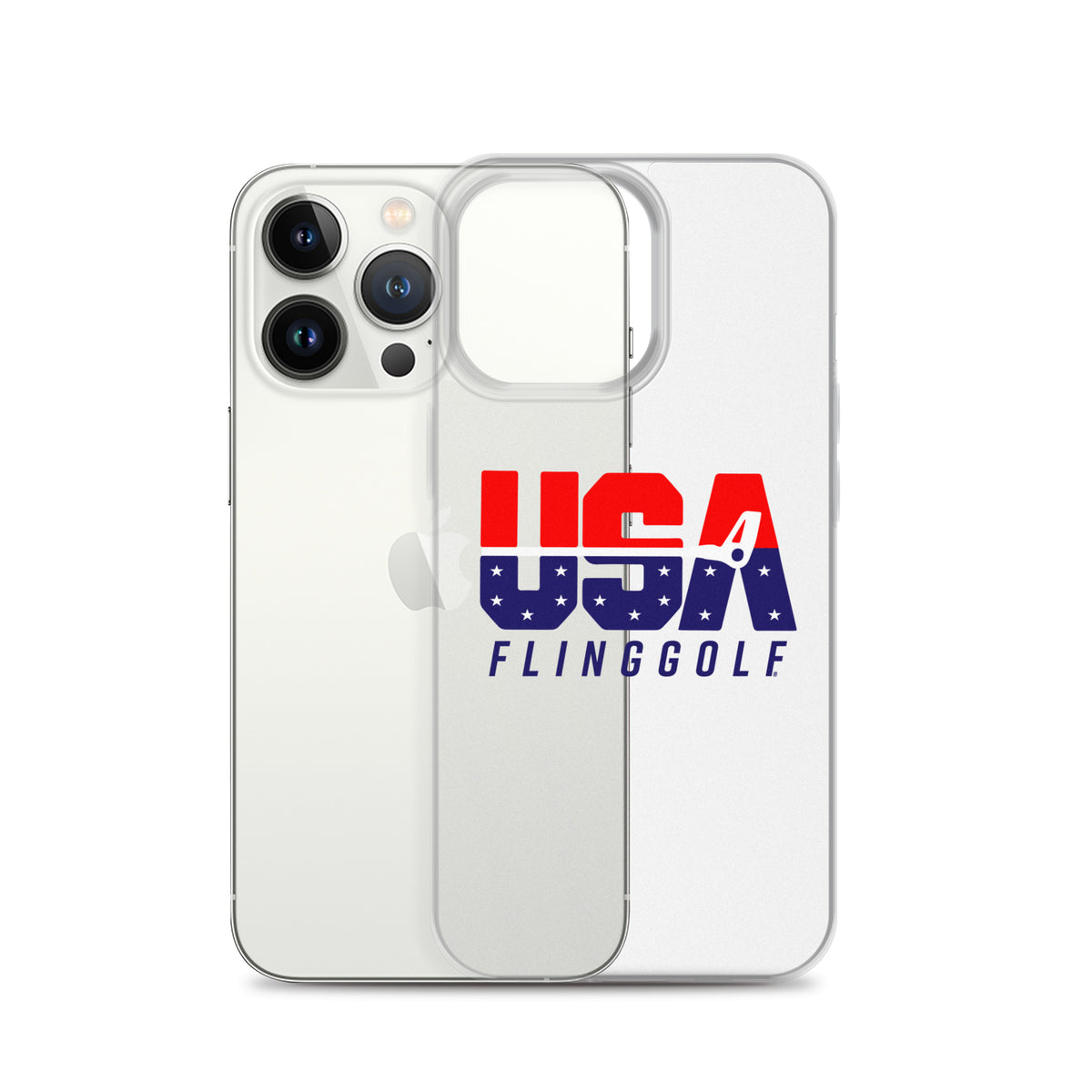 USA FlingGolf Clear Case for iPhone® (Light Phone)