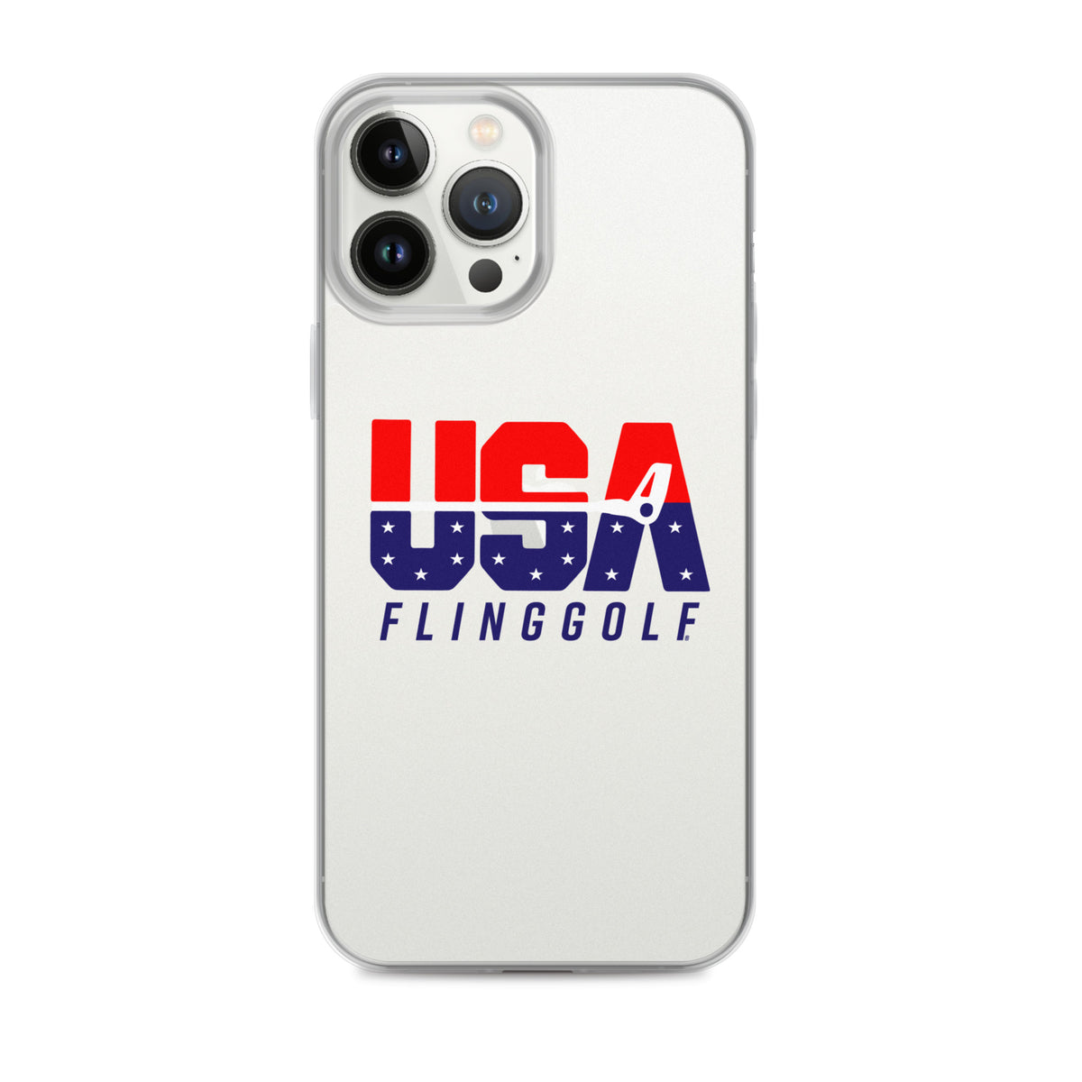 USA FlingGolf Clear Case for iPhone® (Light Phone)