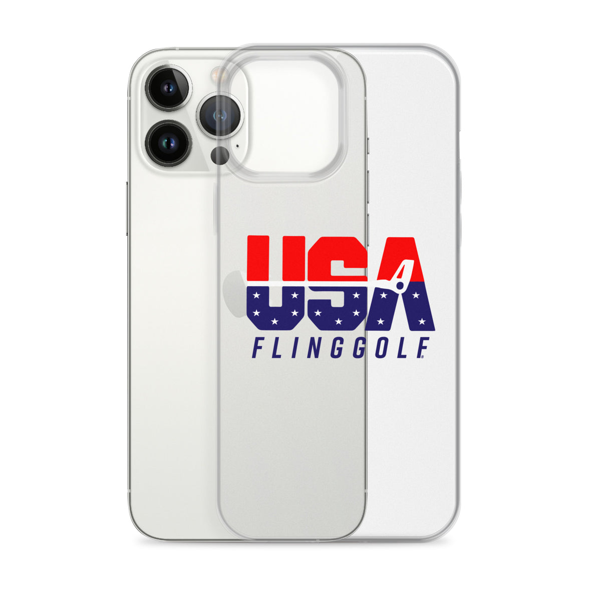USA FlingGolf Clear Case for iPhone® (Light Phone)