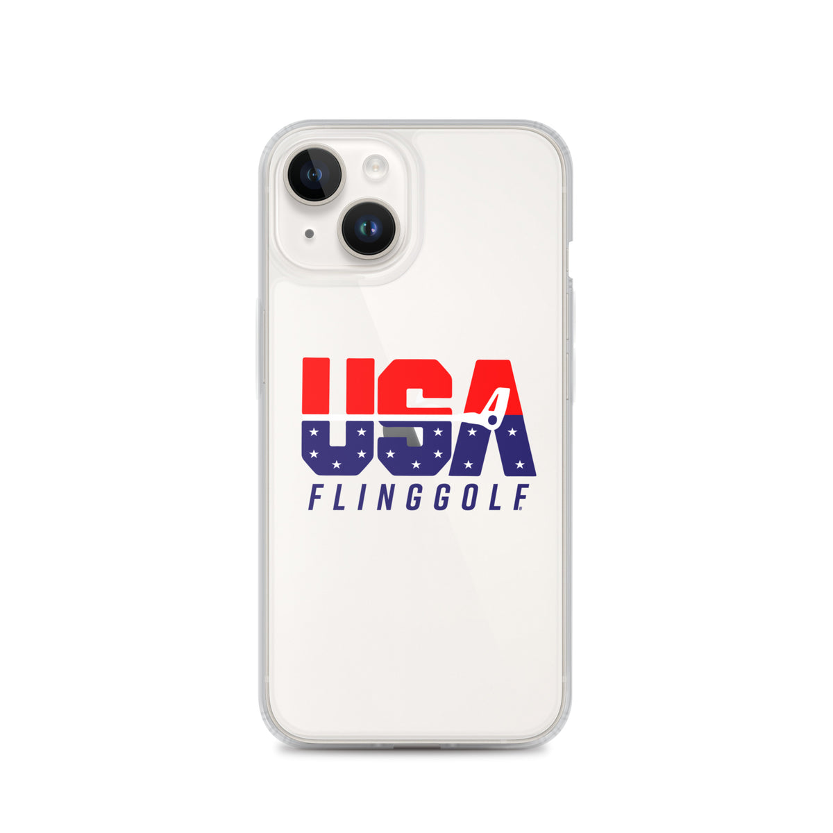 USA FlingGolf Clear Case for iPhone® (Light Phone)